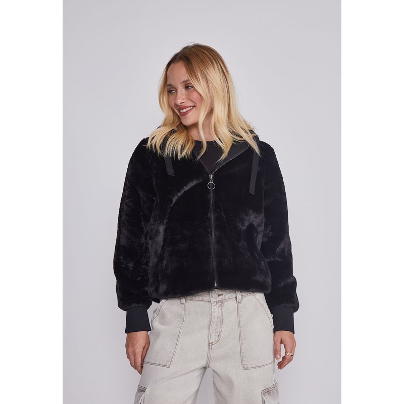 SIOUX - Polar Mujer Con Cierre Negro Sioux