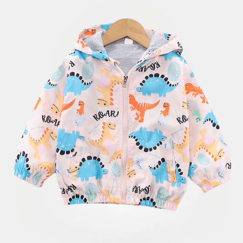 JUMP KIDS - Cortaviento Impermeable Chaqueta Estampado Niño Y Bebé Flesh Colored