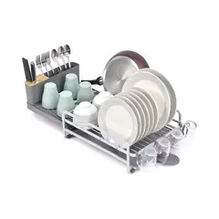 GENERICO - Escurridor de platos expandible escurridor gran capacidad