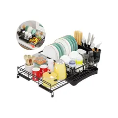 GENERICO - Escurridor de platos expandible de gran capacidad