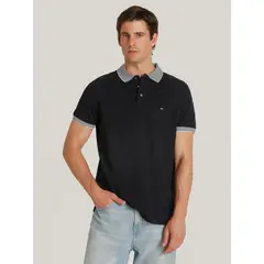 TOMMY HILFIGER - Polo Con Rayas Regular Fit Azul