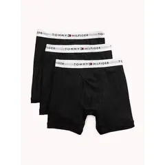 TOMMY HILFIGER - Pack De 3 Boxer Con Logo Negro