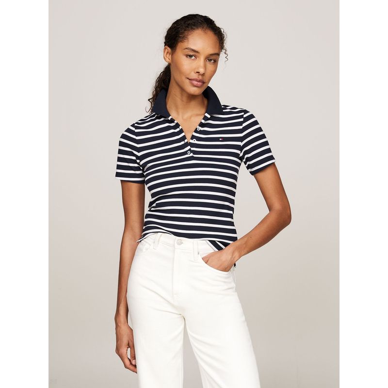 TOMMY HILFIGER - Polo Collection 1985 Slim Fit Azul Tommy Hilfiger