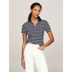 TOMMY HILFIGER - Polo Collection 1985 Slim Fit Azul
