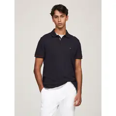 TOMMY HILFIGER - Polo Under Placket Regular Fit Azul