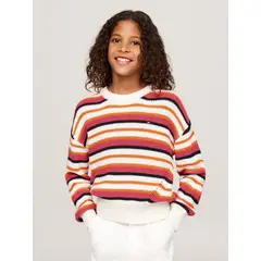 TOMMY HILFIGER - Sweater Essential Diseño A Rayas Multicolor