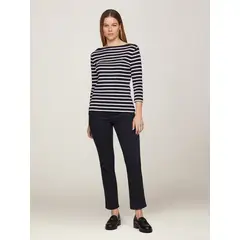 TOMMY HILFIGER - Pantalón Stretch Chino Slim Fit Azul