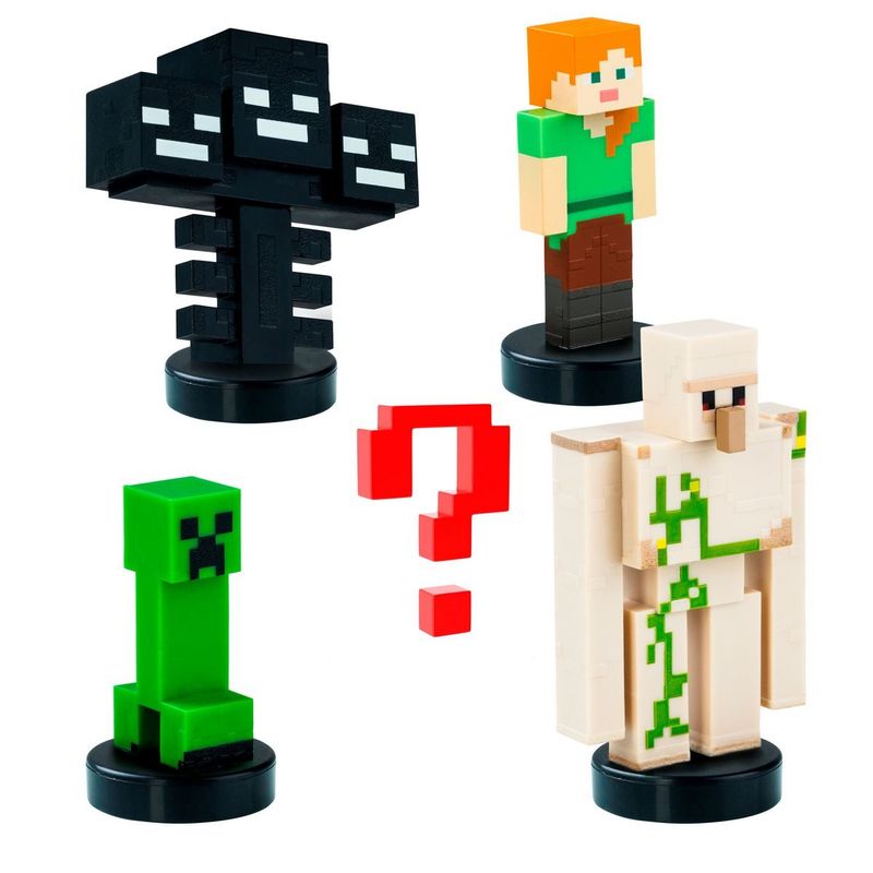 MINECRAFT - PACK DE 5 FIGURAS TIMBRE MINECRAFT - CREEPER