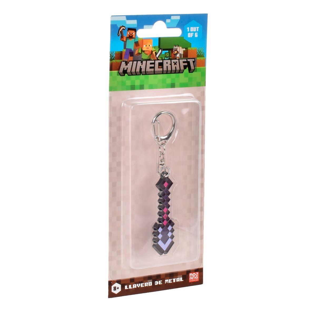 MINECRAFT - Llavero metálico Minecraft colección pala