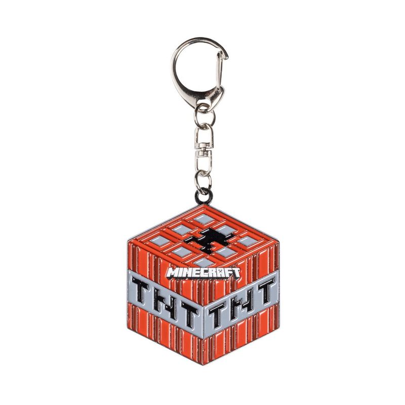 MINECRAFT - FIGURA LLAVERO METALICO MINECRAFT - TNT