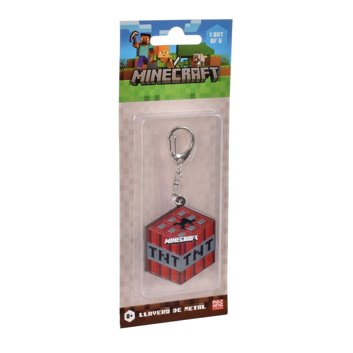 MINECRAFT - Llavero metálico Minecraft colección TNT
