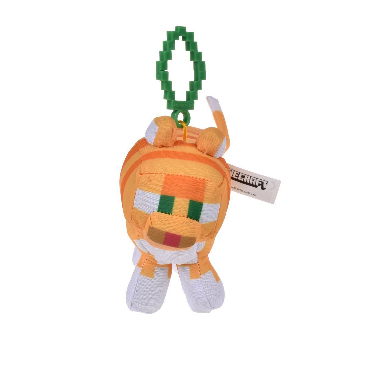 MINECRAFT - Peluche Minecraft gato atigrado con clip portátil