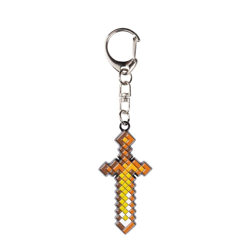 MINECRAFT - FIGURA LLAVERO METALICO MINECRAFT - ESPADA