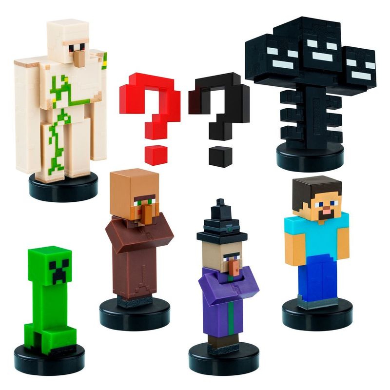 MINECRAFT - PACK DE LUJO 8 FIGURAS TIMBRE MINECRAFT - CREEPER