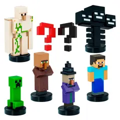 MINECRAFT - PACK DE LUJO 8 FIGURAS TIMBRE - CREEPER