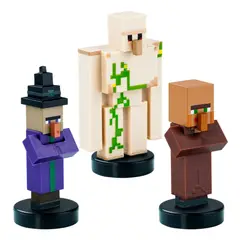 MINECRAFT - PACK DE 3 FIGURAS TIMBRE - BRUJA