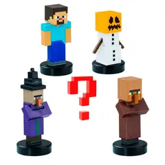 MINECRAFT - PACK DE 5 FIGURAS TIMBRE - BRUJA