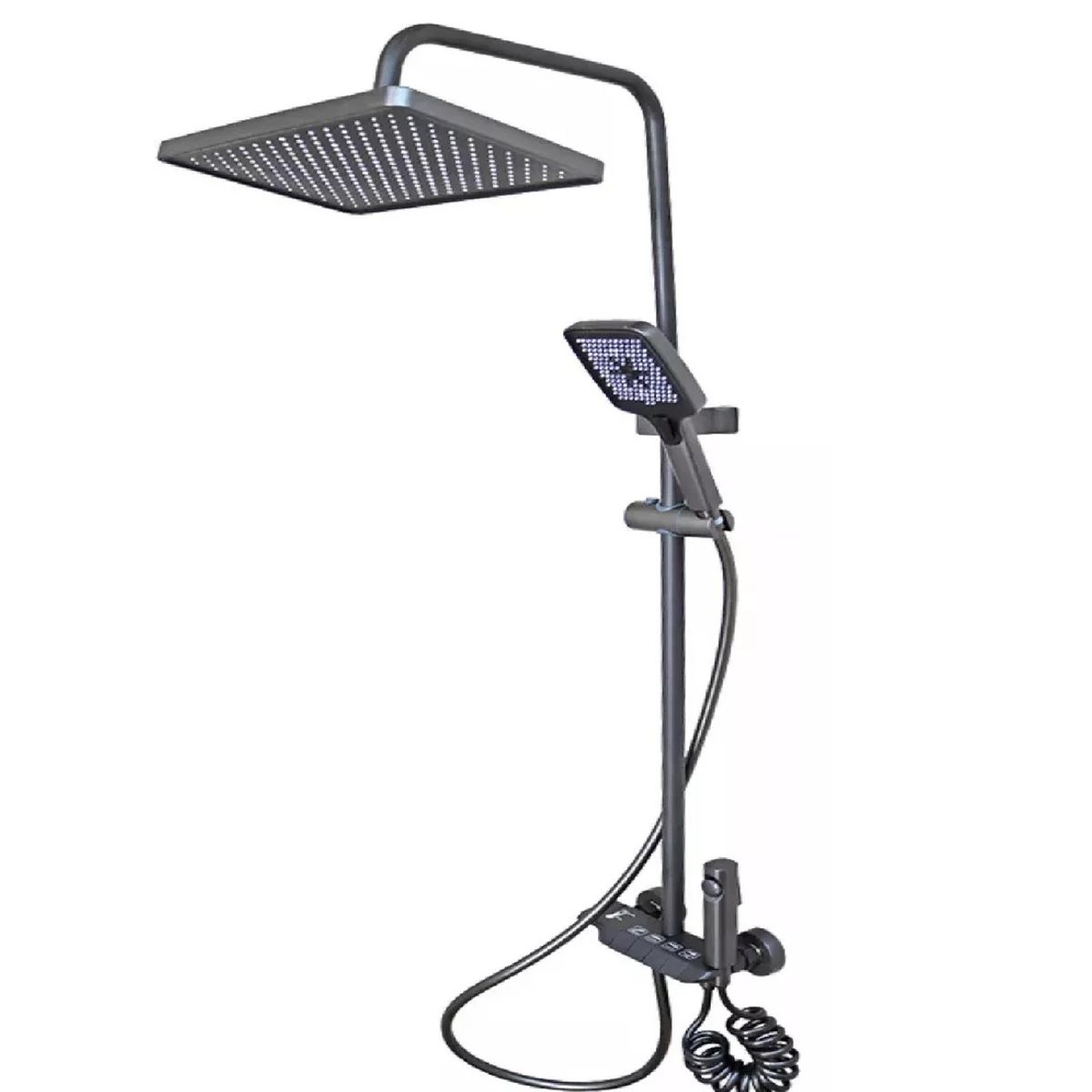 TAUMM - Columna Ducha Teclado Con Monomando 3 Modos Taumm