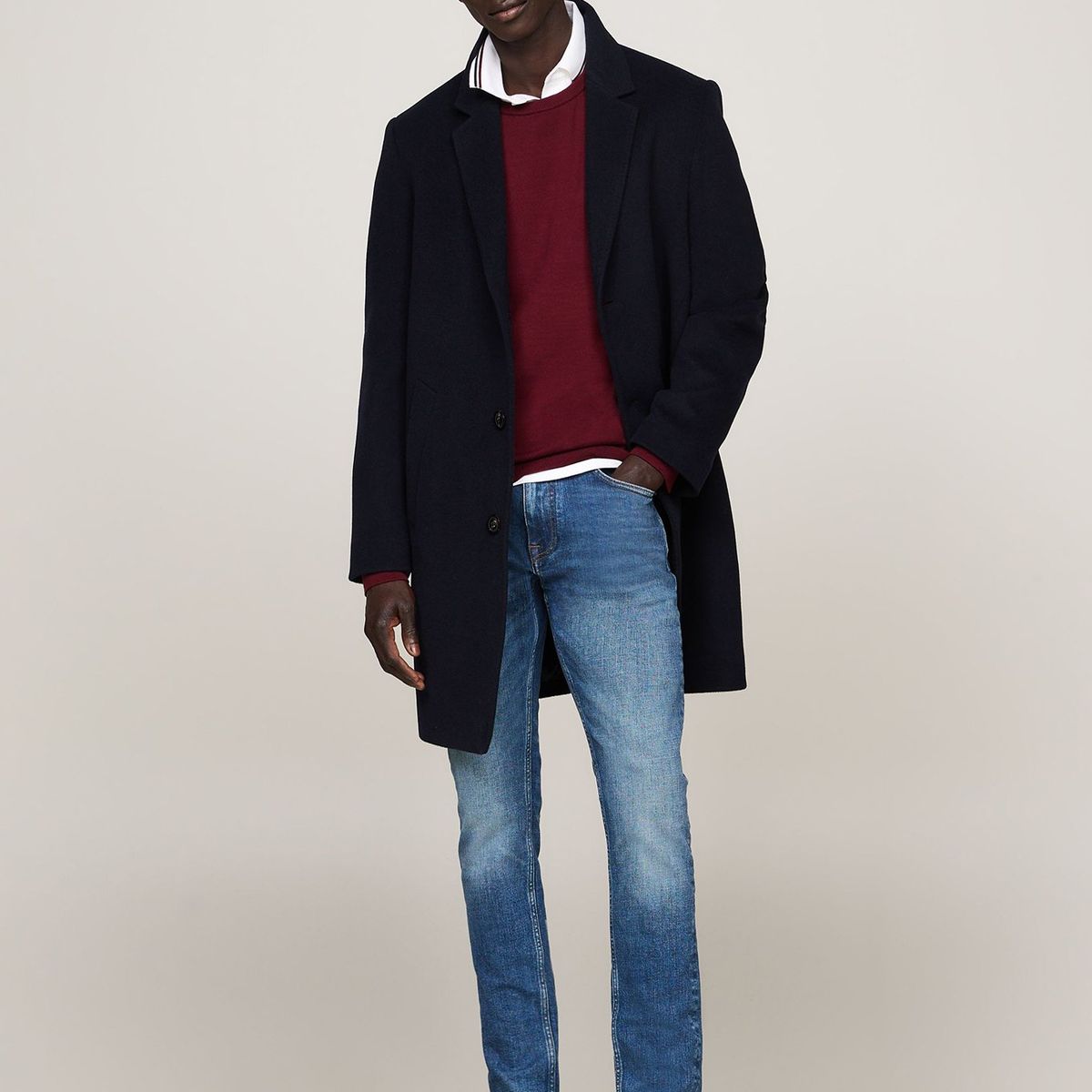 TOMMY HILFIGER - Jeans Tapered Houston Azul Tommy Hilfiger