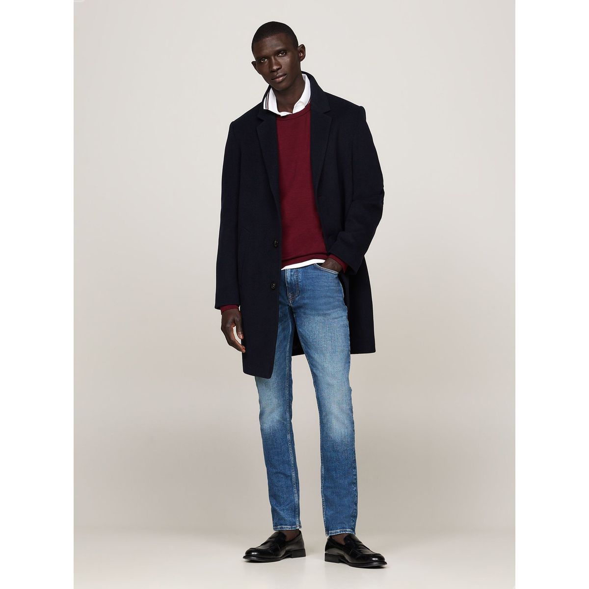 TOMMY HILFIGER - Jeans Tapered Houston Azul Tommy Hilfiger