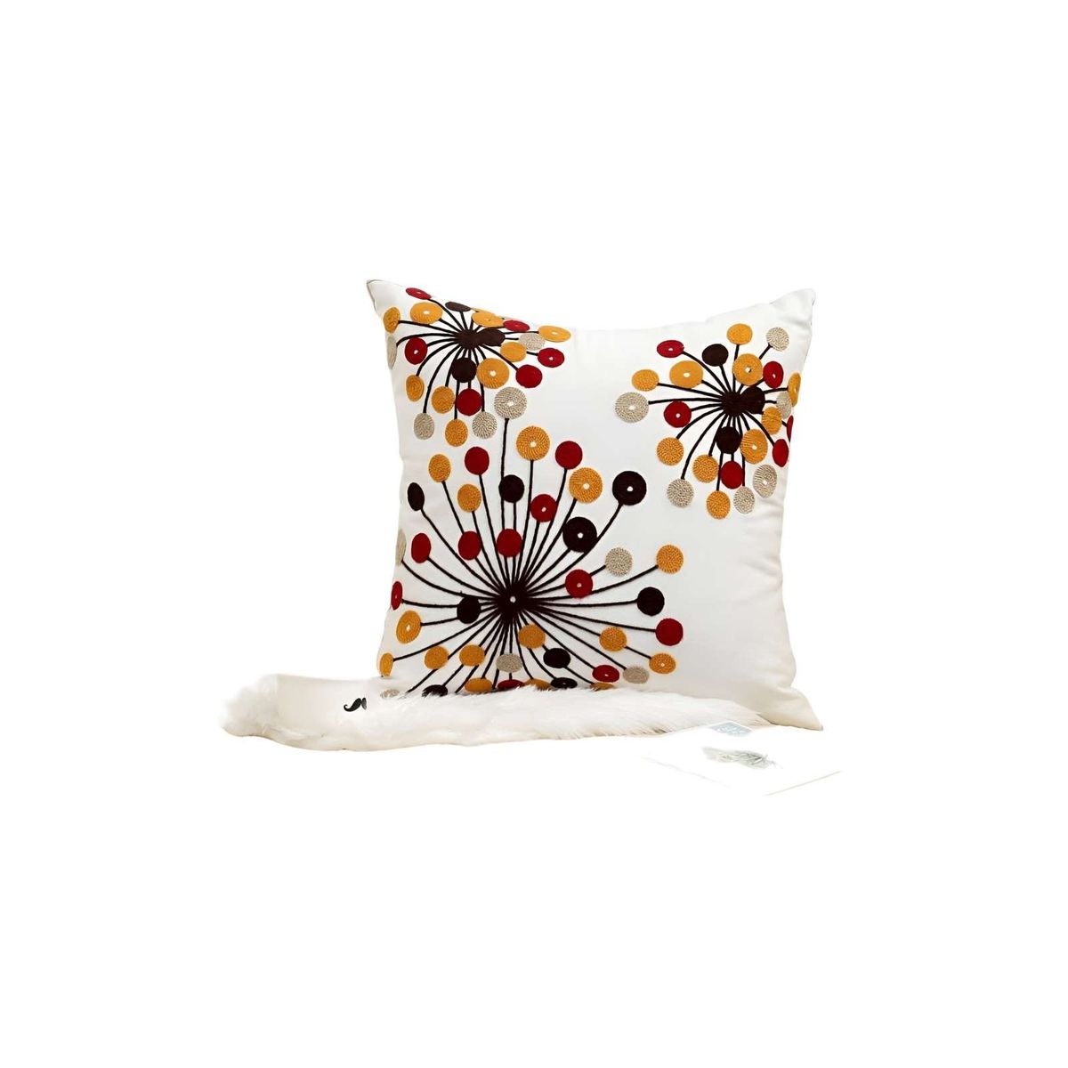 GENERICO - SET DE 6 FUNDAS BORDADAS 45x45 C5