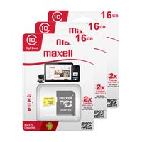 Pack 3 Tarjeta Micro Sd 16gb Clase 10