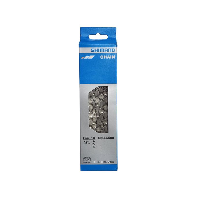 SHIMANO - Cadena Shimano Lg500 91011v 138l Linkglide + Quick Link