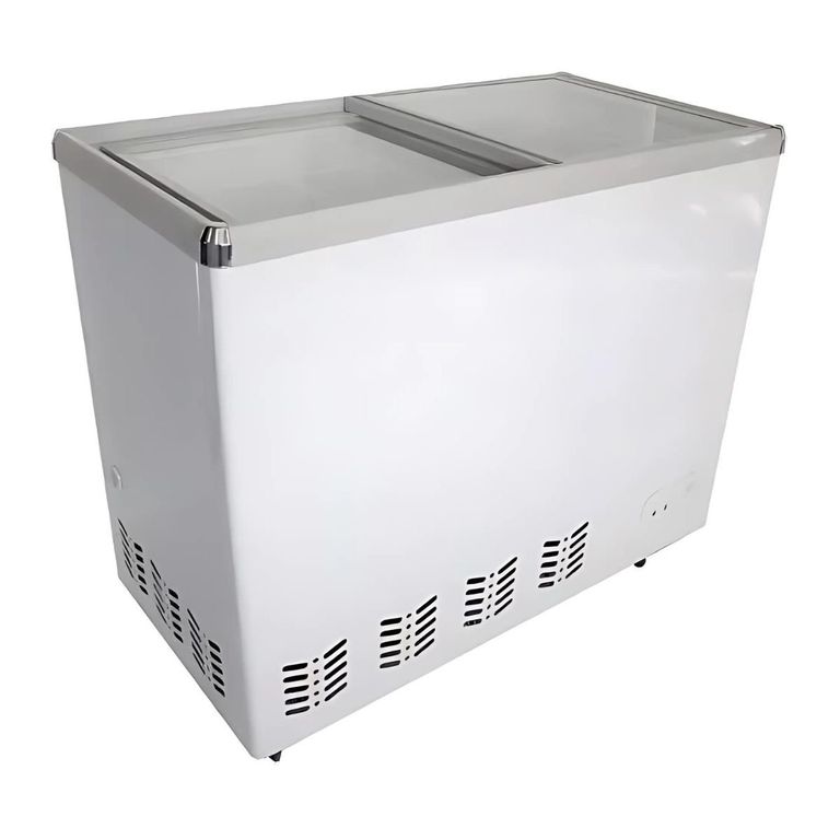 BOZZO Congelador 250 lt Freezer Tapa Vidrio
