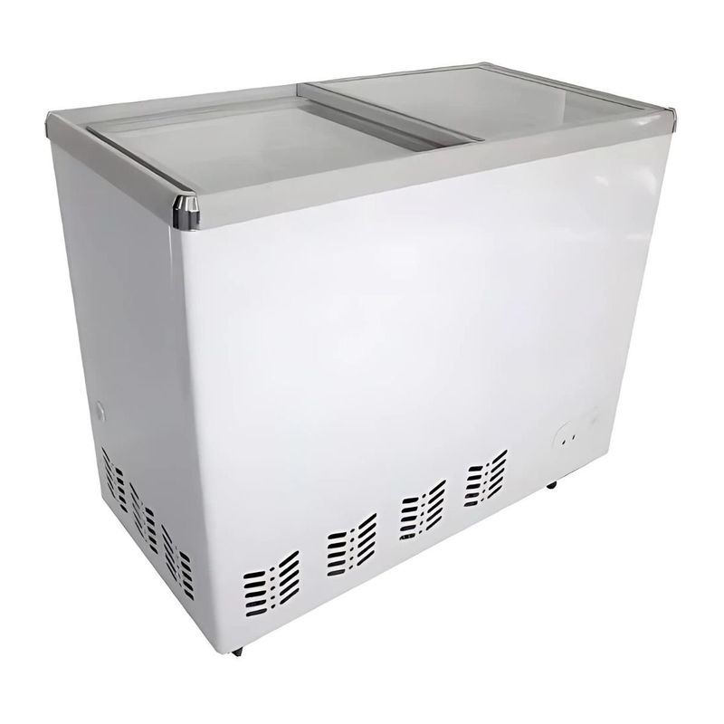 BOZZO - Congeladora tapa vidrio SD-250 lts con llave BOZZO