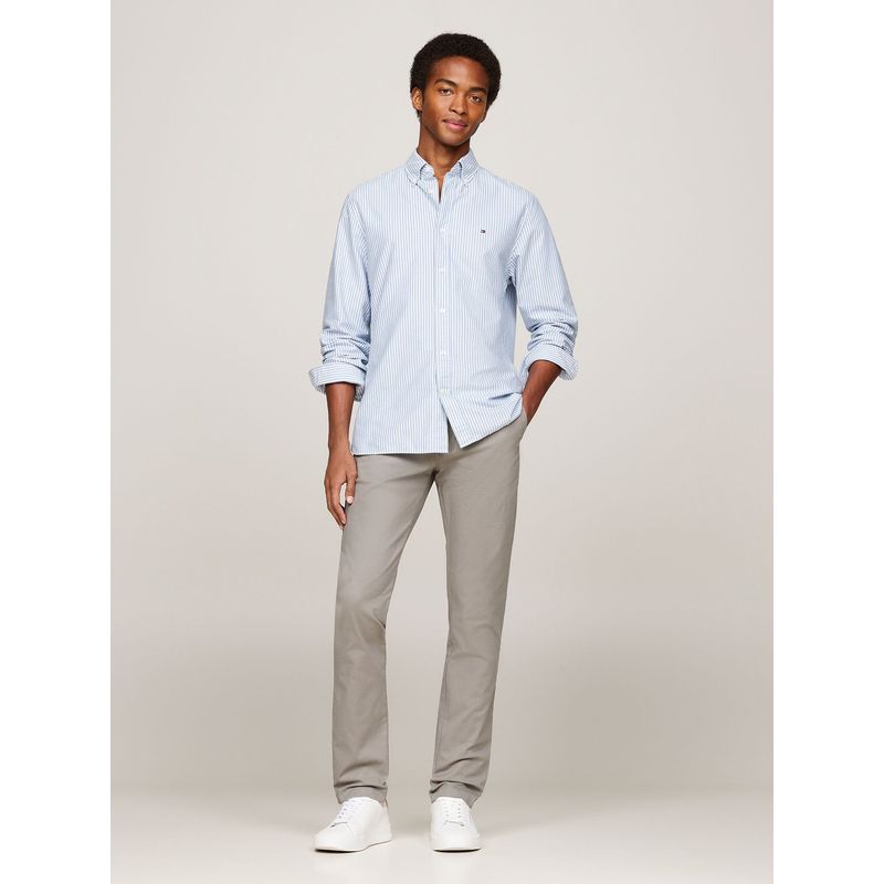 TOMMY HILFIGER - Pantalón Chino Bleecker Gris Tommy Hilfiger