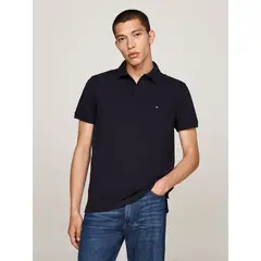 TOMMY HILFIGER - Polo Con Diseño Color Block Regular Fit Azul Tommy Hilfiger_.