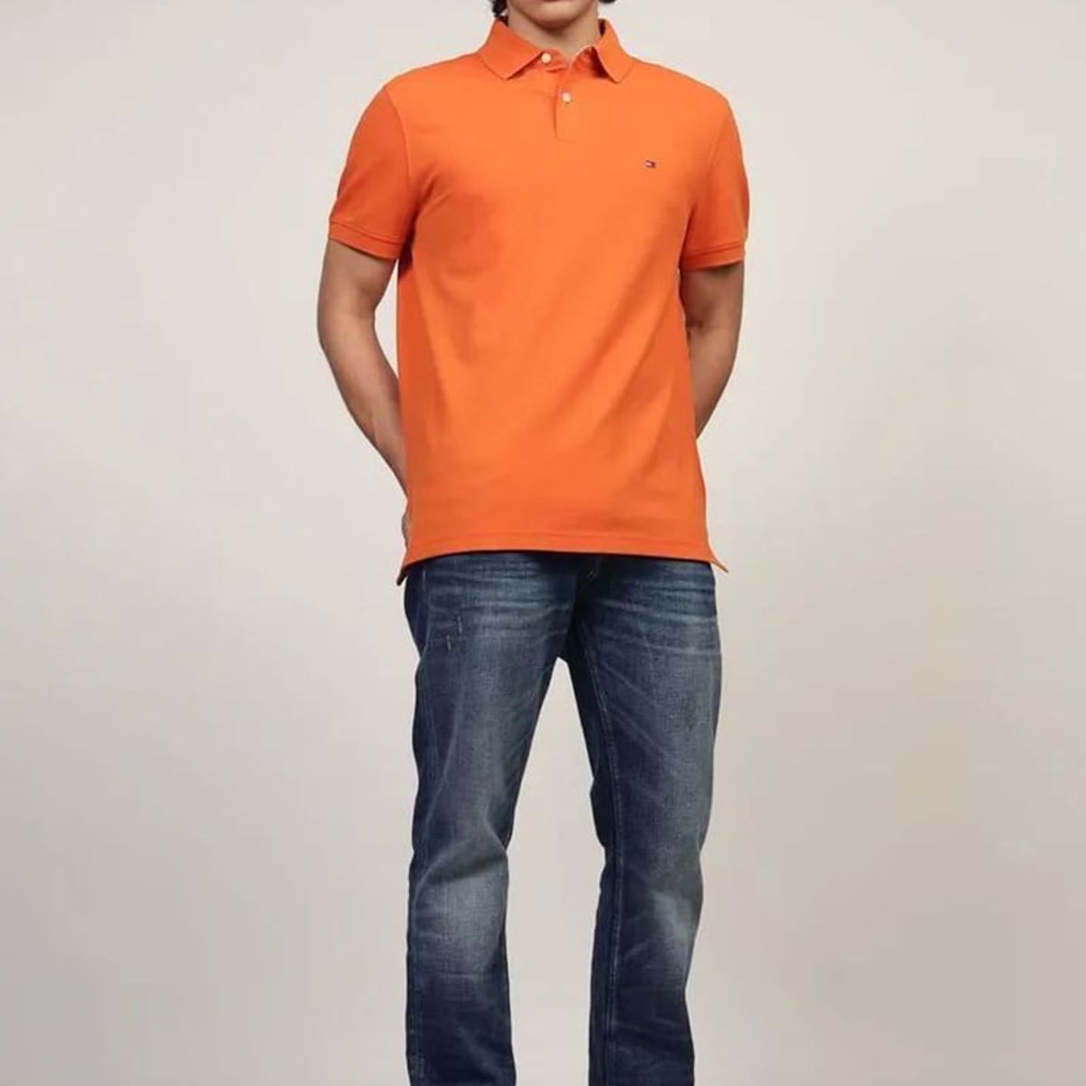 TOMMY HILFIGER - Polo Im 1985 Regular Fit Naranjo Tommy Hilfiger