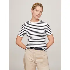 TOMMY HILFIGER - Polera Cody Slim Fit Azul