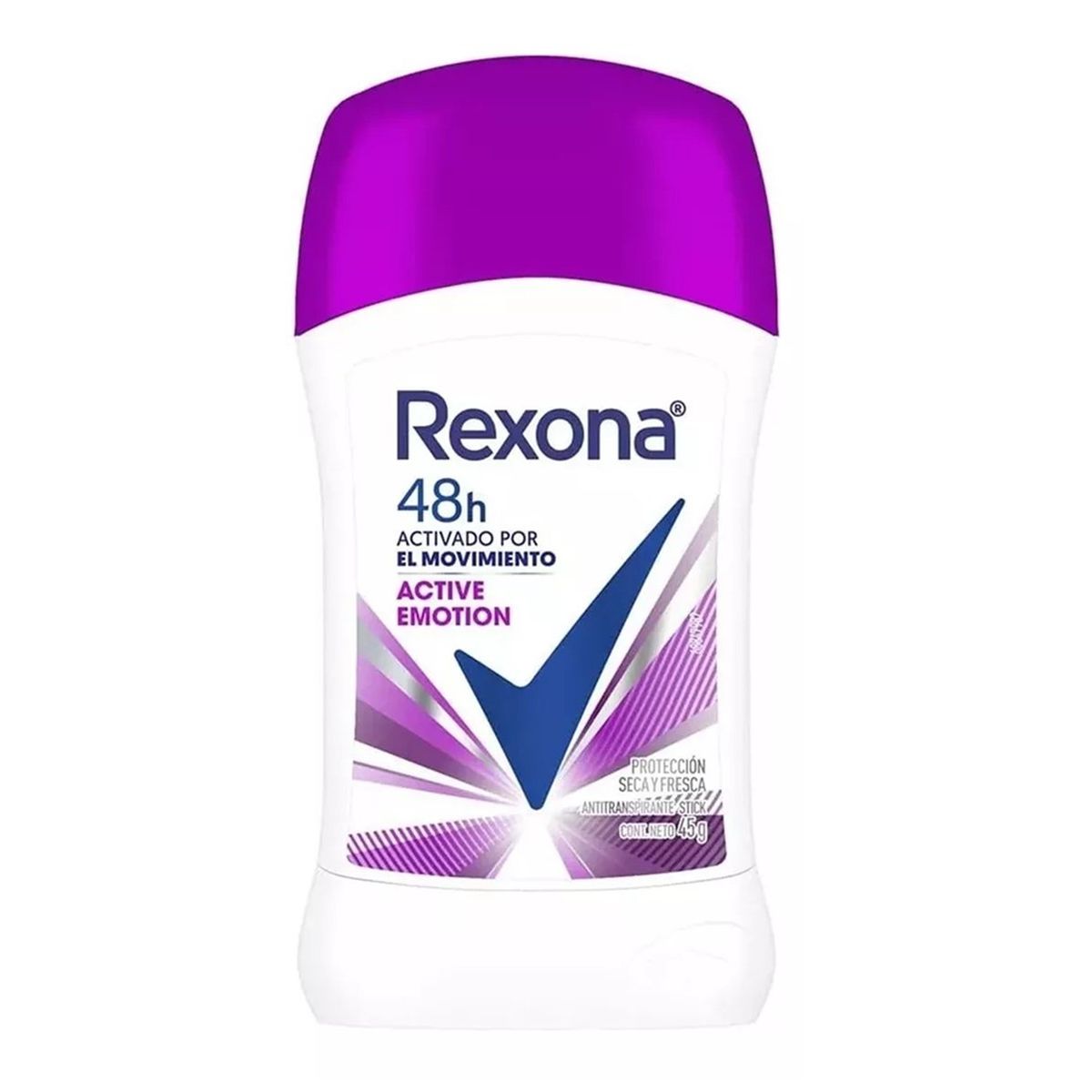 REXONA - Desodorante Barra Rexona Women 48h Active Emotion 50g