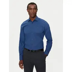 TOMMY HILFIGER - Camisa Mini Print Slim Fit Azul