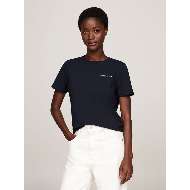 TOMMY HILFIGER - Polera Collection 1985 Regular Fit Azul Tommy Hilfiger