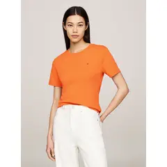 TOMMY HILFIGER - Polera Cody Slim Fit Naranjo