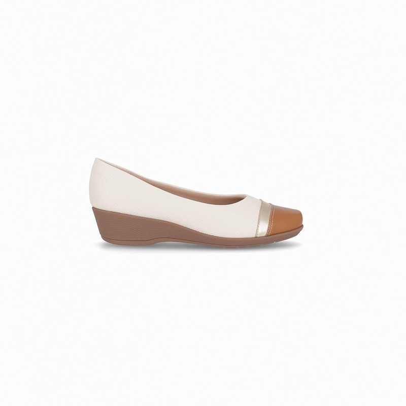 PICCADILLY - Zapato Mujer Crema/Café Ivone 58 Piccadilly
