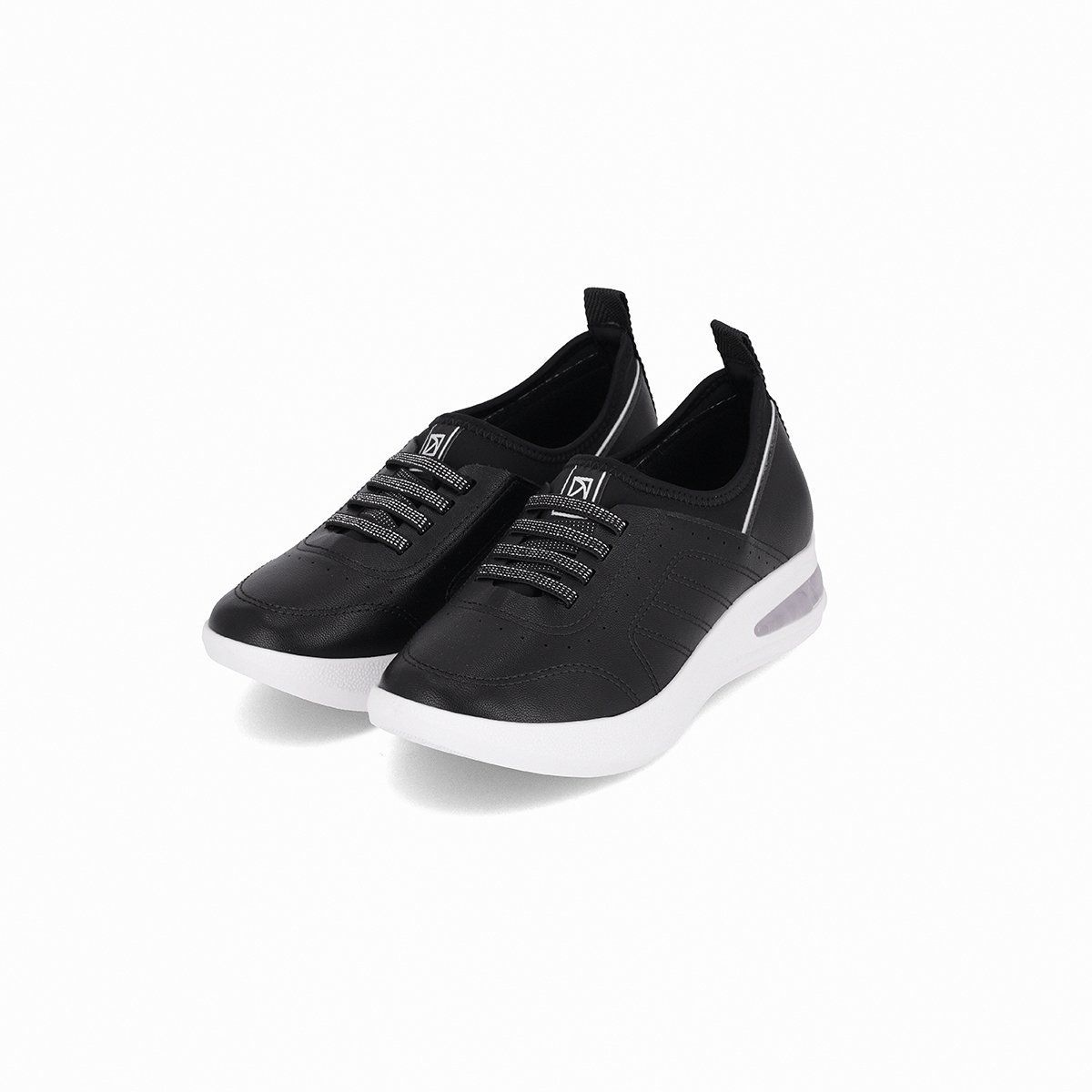PICCADILLY - Zapatilla Urbana Mujer Negro/Elastico Soft Step Piccadilly