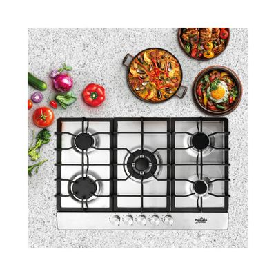 Imagen 2 del producto Encimera a Gas 5 Platos Deluxe HBS5715