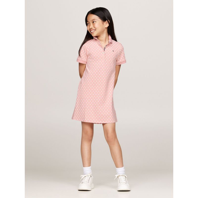 TOMMY HILFIGER - Vestido Con Estampados De Estrellas Rosado Tommy Hilfiger