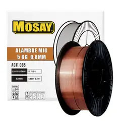 MOSAY - Alambre Mig 0.8mm Rollo 5 Kilos