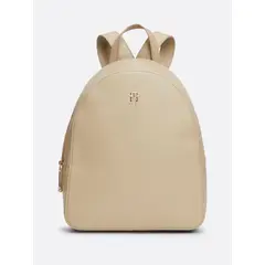 TOMMY HILFIGER - Mochila Con Monotipo Hilfiger Beige
