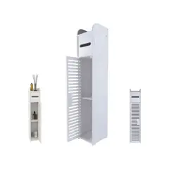 GENERICO - ESTANTE DE BAÑO ORGANIZADOR BLANCO PARA CONFOR 80x15x15