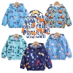 JUMP KIDS - Cortaviento Impermeable Chaqueta Estampado Niño Y Bebé Blue Surtidos