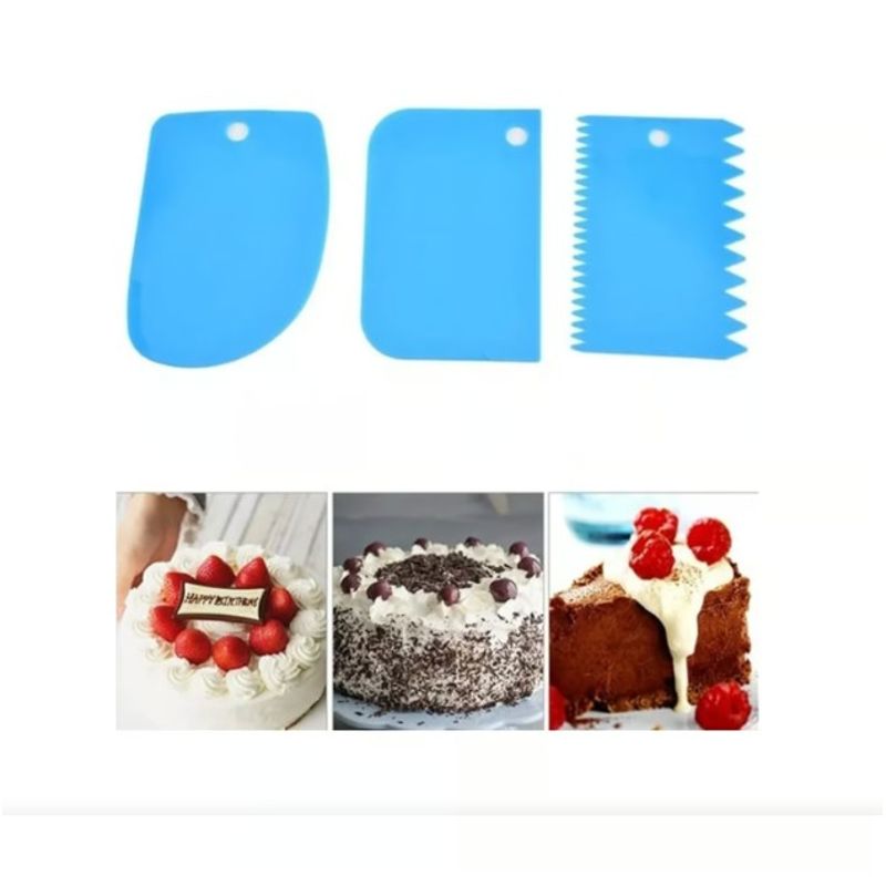 GENERICO - Peine Raspador Para Repostería Set 3