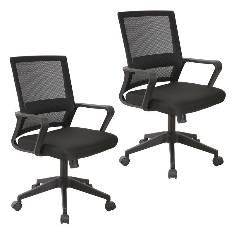 NOVAHUS - Pack 2 Silla de Escritorio Balance Low Pro