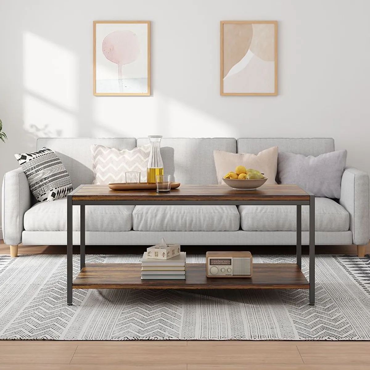 GENERICO - Mesa De Centro Con Forma De Nube 110x50x45cm