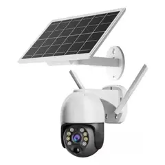 BAZUCA - Cámara Seguridad Solar Wifi Exterior 2k 3mp Ptz Bateria 13200 mAh