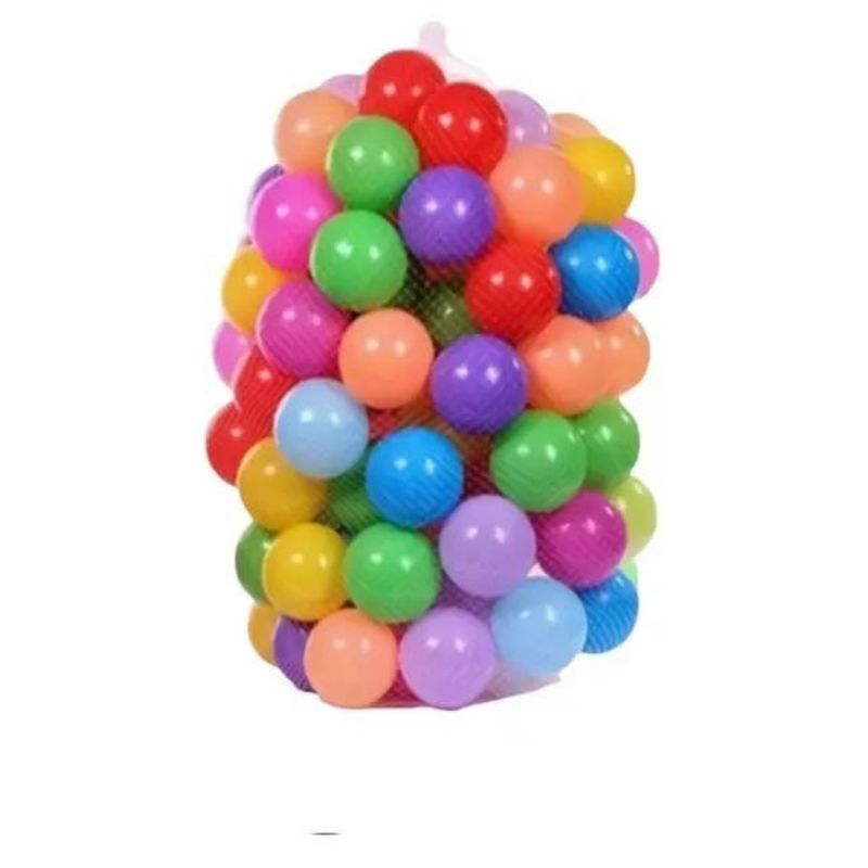 GENERICO - Set 50 Pelotas Plásticas De Piscina Colores Niños